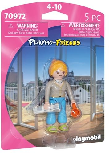 Playmobil 70972 Jeune Femme et Journal- City Life - La Maison Moderne - Un Personnage, Une Histoire Scène de Vie