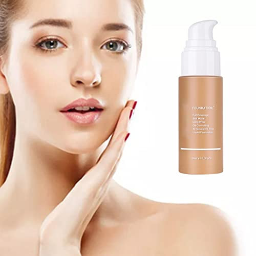 Foundation Full Coverage Foundation Longwearsh Wear Foundation Wasserfest und übertragungssicher Nature Beige 30 Ml