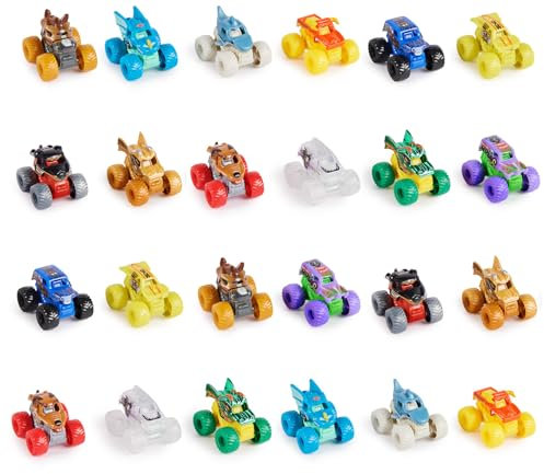 Monster Jam, Mini camión monstruo coleccionable oficial de Mystery (los estilos pueden variar), escala 1:87