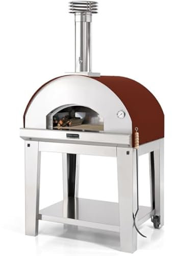 Forno a Legna da Esterno MARINARA 105,5x98x196h (Rosso)