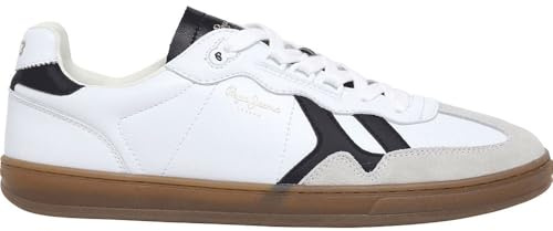 Pepe Jeans Herren Ball Class M Sneak, White, 41 EU