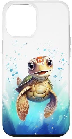 iPhone 14 Plus Watercolor Turtle Case