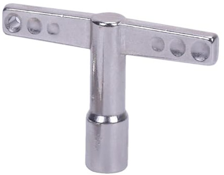 Torsión de la tecla de afinación del tambor, llave de afinación del tambor, Tecla de afinación de tambor de metal, Llave de afinación de tambor de metal portátil, herramienta de llave de tambor de ale