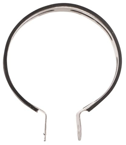 Collier de Fixation pour Pot d'Échappement Moto, Universel Inox 11cm | Silencieux Support De Fixation Bride Suspension Sangle, Support Silencieux Moto Demi-cercle, Pince Inox Antirouille