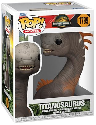 Funko POP! Movies: Jurassic World: Rebirth - Titanosaurus | Official Action/Adventure Merch - Collectable Vinyl Figurine for Shelf Display - Birthday Gift Idea for Fans and Collectors