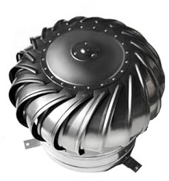 Genérico Extractor de ventilación a Prueba de Lluvia con conducto de Humos para Techo, Campana extractora, Bola de Viento de Acero Inoxidable 304, Campana sin alimentación (tamaño: 200 mm)