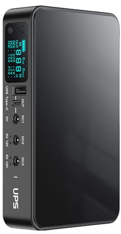 Unterbrechungsfreie Stromversorgung Batterie Backup 9000mAh/10400mAh/18000mAh Kleine unterbrechungsfreie Stromversorgung für Router, Kamera, Smartphone, 5V 9V 12V