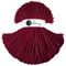 BOBBINY 9mm Jumbo Flechtkordel 1200 g Garn Makramee 50 Farben 100 m, Farbe:Golden Wine Red