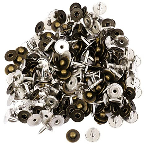 Lot de 100 rivets de fixation pour jeans Bronze