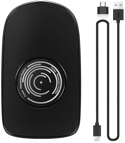 Feiouna Mouse Jiggler USB Mover Movimento Simulatore con Interruttore ON/OFF per il risveglio del computer, mantiene il PC attivo