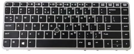 Ordenador de oficina 24 teclado compatible con HP EliteBook 840 G2 | sin luz | NL Layout
