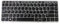 Ordenador de oficina 24 teclado compatible con HP EliteBook 840 G2 | sin luz | NL Layout