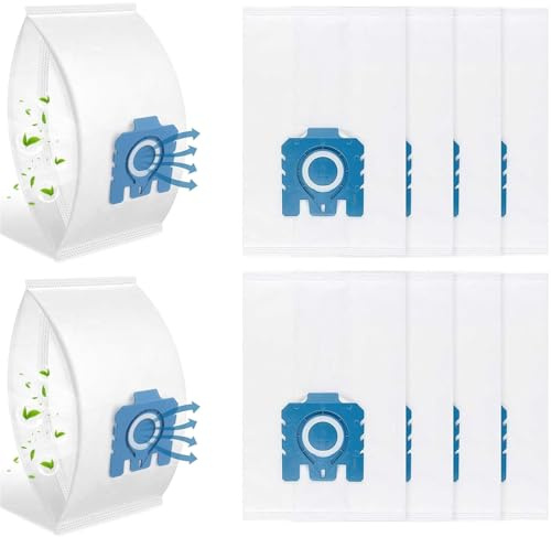 10 Stück Staubsaugerbeutel 3D Efficiency für Miele GN 3D Staubsauger Classic C1 Complete C2 Complete C3, S2 S5 S8, Ersatz Zubehör 9917730 12421130