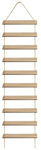 Wichteltür Strickleiter, 60CM Wichtel Strickleiter, Wichtel Zubehör Strickleiter, Miniatur Leiter, Geeignet für Wichteltür Weihnachten Dekoration, Boden & Küchenschrank