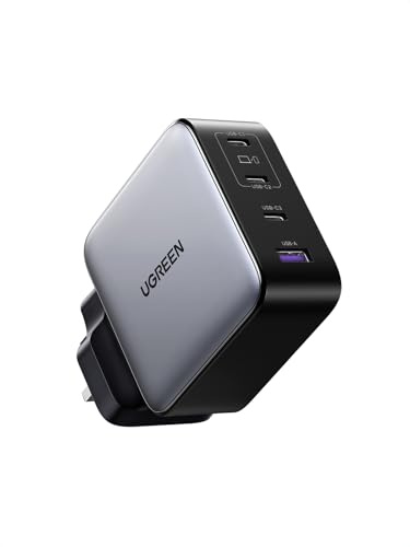 UGREEN USB C Charger 200W Nexode GaN Fast Charger 4-Port Laptop Charger | Compatible with MacBook Pro/Air, iPad, iPhone 17/17 Pro/16, Galaxy S26/S25, Pixel 10/9, etc