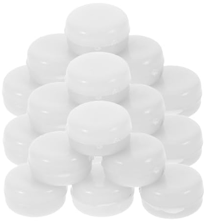BESPORTBLE 20 Rasselbälle Rasseleinsätze aus Sicherem Kunststoff Flach 1,5cm Ersatz für Babyspielzeug Sensorische Klangmodule für Bastelarbeiten und Reparatur