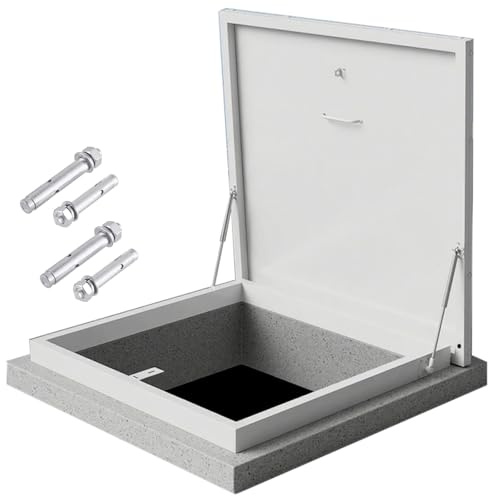 Ventanas De Tejado De Salida, Claraboya Techo, Trampilla De Acceso A Tejado, Resistente A La Lluvia Escotilla Acceso Al Techo, Carga Máxima 100 Kg, for Sótanos, Desván, Cobertizos (65x65cm/26x26in)