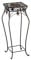 Blumenhocker 55cm Blumentisch Blumenständer Garten braun Eisen Blumensäule