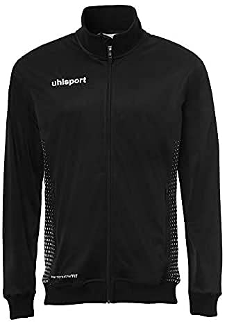 Uhlsport Kinder Score Track Jacke, schwarz/Weiß, 128
