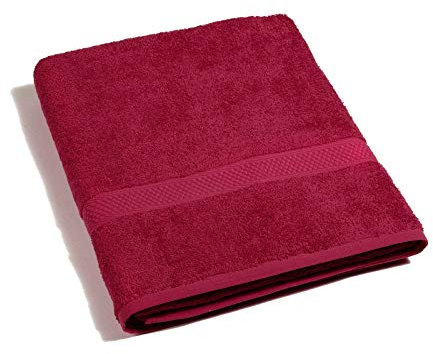SET 1+1 ASCIUGAMANI E OSPITE MINORCA CALEFFI VARI COLORI (Bordeaux)