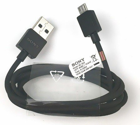 Sony originale CAVO DATI/RICARICA EC803 MICRO USB colore NERO