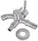 Soytich Acier Inox Robinet à Boisseau Sphérique au Gel Robinet Sphérique 1/2' (Garten43)