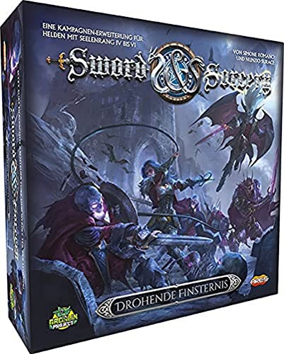Ares Games, Sword & Sorcery – Drohende Finsternis, Kampagnen-Erweiterung, Expertenspiel, Dungeon Crawler, 1-5 Spieler, Ab 13+ Jahren, 30+ Minuten, Deutsch