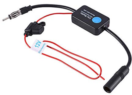 Amplificateur de Signal d’antenne Radio 12 V pour Autoradio de Voiture Amplificateur de Réception d'Antenne de Signal de Radio de Voiture