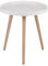 Pacific Lifestyle Round Scandi Wooden End Tables For Living Room | Wooden Hairpin Legs Sofa Table | Tripod Side Tables Bedroom | Minimalist Cocktail Coffee Table (Blush Pink, Round)