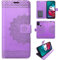 betterfon Hülle Kompatibel mit Motorola Moto G10 / G20 / G30 | Klapphülle Schutzhülle mit Kartenfächer Kompatibel für Moto G10 / G20 / G30 | Magnetverschluss Flip Case | Lila