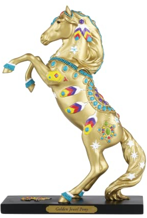 Enesco The Trail of Painted Ponies Golden Jewel Pony Figur, 25,4 cm, Mehrfarbig