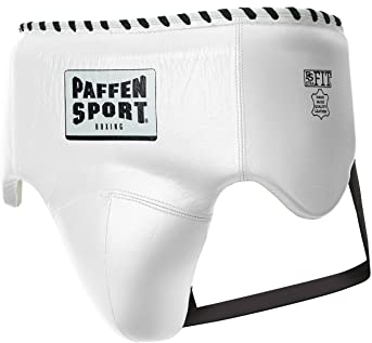 Paffen Sport «PRO Mexican» Wettkampf- und Sparrings-Tiefschutz – weiß – Gr. L/XL