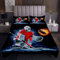 XXXAAW Bettbezug Set 135x200 cm Eishockey Bettwäsche für Junge, Weiche Gebürstet 90gsm Mikrofaser Bettbezüge und 2 Kissenbezug 80x80 mit Reißverschluss
