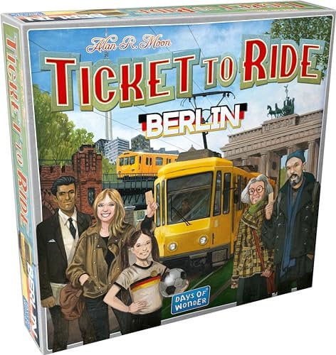 Days of Wonder Zug um Zug Berlin, Brettspiel, ab 8 Jahren, 2-4 Spieler, 10-15 Minuten Spieldauer