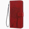 TEYYOS Funda Cuero para el Realme C53, Carcasa PU/TPU Cuero Billetera con Efectivo y Tarjetas Ranuras, Leather Case Cover Estuche - Rojo