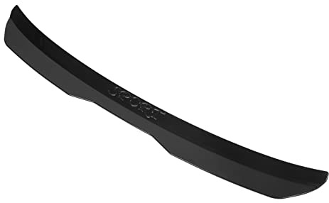 Rear Roof Spoiler Wing Universal Car Modification Replacement (Glossy Black)