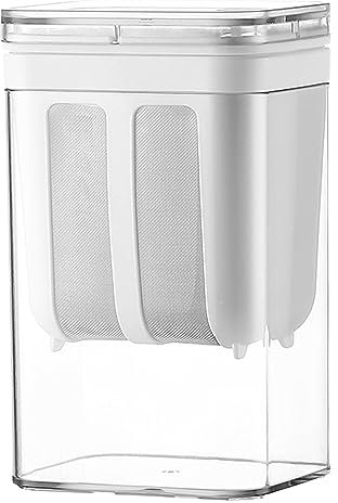Colino per Yogurt Greco, Colino per Yogurt Colino per Formaggio Senza BPA con Borsa A Maglia Sottile E Coperchio Filtro per Succo A Anti-perdite Produttore di Latte di Noci 1100 ML