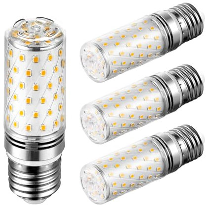 Ankerzende Ampoule LED E27 Blanc Chaud 12W Maïs LED 3000K Équivalent Halogène 100W Ampoules LED Intérieur 1450LM Gros Culot à Vis E27 Lampe à Économie d'Énergie Non Dimmable Lot de 4