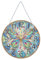 DIY 5D Diamond Painting Wanduhr, Diamant Malerei Uhr Anhänger Stickerei Kreuzstich Mosaik, Diamant Painting Wand Uhr mit Kette Malen nach Zahlen Schlafzimmer Wohnzimmer Deko (G)