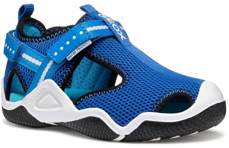 Geox JR Wader A - Sandalo Bambino, Royal,