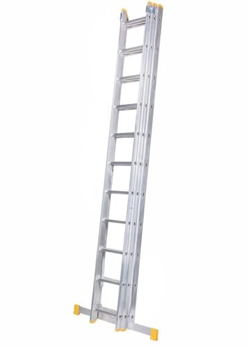 ATRA - Escalera de aluminio (3 planos, 11 peldaños