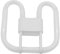 Bynome 4Pin Light Bulb 2D Gr10q 4 pin 16w Cap Standard White (6500k) Bathroom Ceiling Light Bulb Compact Fluorescent Lamp,Energy Saving Lamp