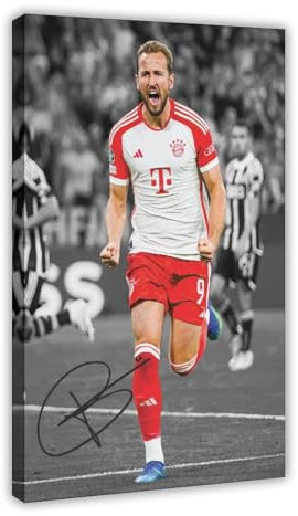 SFQQE Harry Kane-Poster, Leinwand-Poster, Schlafzimmer, Dekoration, Landschaft, Büro, Raumdekoration, Geschenk, 20 x 30 cm