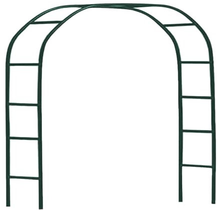 Pergola de jardin résistante aux intempéries, support robuste en fer forgé pour mariages en plein air et présentations florales, design autoportant durable