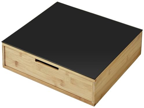 KESPER 58953 Box mit Schublade und 8 Fächern/Kaffeekapsel-Box/Teebox/Teebeutel Box
