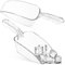 GALPADA Hielo Transparentes 2 Piezas Resistente Diseño Práctico Utensilios de Cocina para Servir Comida y Helados de Limpiar