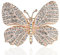 Belons Elegant Damen Mädchen Schmetterling Brosche Anstecknadel Legierung Strass Schmuckbrosche Pin, Weiß