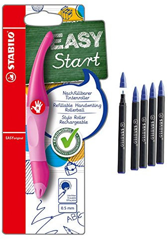 Stabilo Evidenziatore Boss Executive. Rosa Chiaro/Scuro + 5 cartucce Extra.
