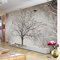 Rétro arbres abstraits branches grandes peintures murales 3D personnalisé photo papier peint salon canapé TV fond décoration murale papier peint, 350 * 245 cm