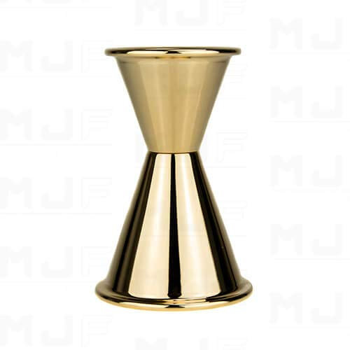 MJFLAIR Japan Wadasuke - Jigger da cocktail multi-capacità, 30/60 ml, colore: Oro Mirroe